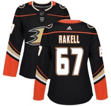 Dámské Dresy Anaheim Ducks Rickard Rakell 67 Černá Authentic