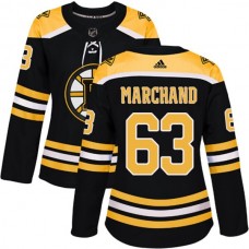 Dámské Dresy Boston Bruins Brad Marchand 63 Černá Authentic