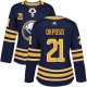 Dámské Dresy Buffalo Sabres Kyle Okposo 21 Navy Authentic