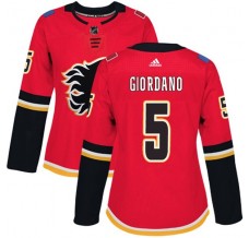 Dámské Dresy Calgary Flames Mark Giordano 5 Červená Authentic