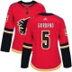 Dámské Dresy Calgary Flames Mark Giordano 5 Červená Authentic
