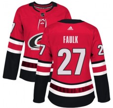 Dámské Dresy Carolina Hurricanes Justin Faulk 27 Červená Authentic