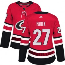 Dámské Dresy Carolina Hurricanes Justin Faulk 27 Červená Authentic