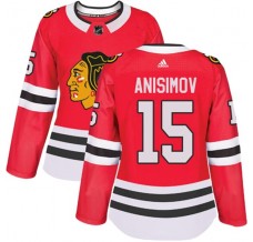 Dámské Dresy Chicago Blackhawks Artem Anisimov 15 Červená Authentic