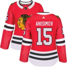Dámské Dresy Chicago Blackhawks Artem Anisimov 15 Červená Authentic
