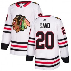 Dámské Dresy Chicago Blackhawks Brandon Saad 20 Bílá Authentic
