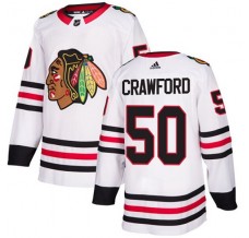 Dámské Dresy Chicago Blackhawks Corey Crawford 50 Bílá Authentic