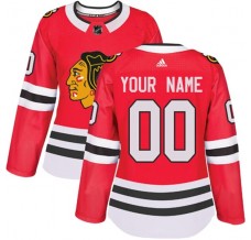 Dámské Dresy Chicago Blackhawks Customized Červená Authentic