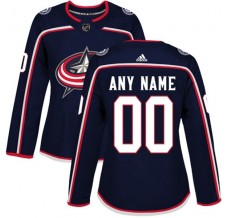 Dámské Dresy Columbus Blue Jackets Customized Navy Authentic