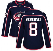 Dámské Dresy Columbus Blue Jackets Zach Werenski 8 Navy Authentic