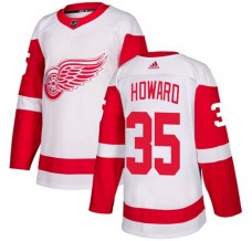 Dámské Dresy Detroit Red Wings Jimmy Howard 35 Bílá Authentic