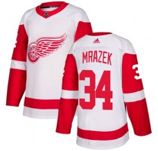 Dámské Dresy Detroit Red Wings Petr Mrazek 34 Bílá Authentic