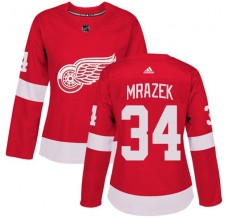 Dámské Dresy Detroit Red Wings Petr Mrazek 34 Červená Authentic
