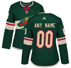 Dámské Dresy Minnesota Wild Customized Zelená Authentic