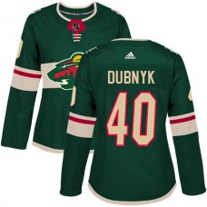 Dámské Dresy Minnesota Wild Devan Dubnyk 40 Zelená Authentic