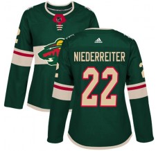 Dámské Dresy Minnesota Wild Nino Niederreiter 22 Zelená Authentic