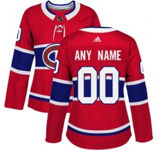 Dámské Dresy Montreal Canadiens Customized Červená Authentic