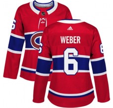 Dámské Dresy Montreal Canadiens Shea Weber 6 Červená Authentic