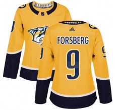 Dámské Dresy Nashville Predators Filip Forsberg 9 Zlatá Authentic