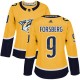 Dámské Dresy Nashville Predators Filip Forsberg 9 Zlatá Authentic