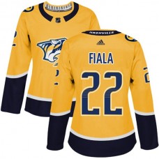 Dámské Dresy Nashville Predators Kevin Fiala 22 Zlatá Authentic