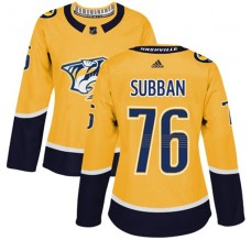 Dámské Dresy Nashville Predators P.K Subban 76 Zlatá Authentic