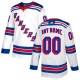 Dámské Dresy New York Rangers Customized Bílá Authentic