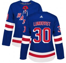 Dámské Dresy New York Rangers Henrik Lundqvist 30 Modrá Authentic