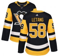 Dámské Dresy Pittsburgh Penguins Kris Letang 58 Černá Authentic