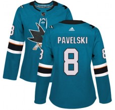 Dámské Dresy San Jose Sharks Joe Pavelski 8 Teal Authentic