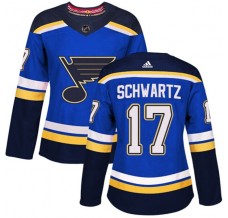 Dámské Dresy St. Louis Blues Jaden Schwartz 17 Modrá Authentic