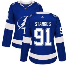 Dámské Dresy Tampa Bay Lightning Steven Stamkos 91 Modrá Authentic