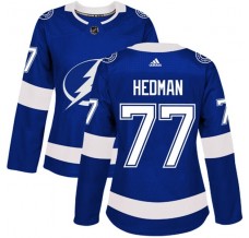 Dámské Dresy Tampa Bay Lightning Victor Hedman 77 Modrá Authentic