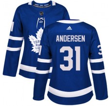 Dámské Dresy Toronto Maple Leafs Frederik Andersen 31 Modrá Authentic