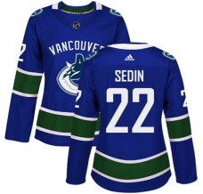 Dámské Dresy Vancouver Canucks Daniel Sedin 22 Modrá Authentic