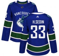 Dámské Dresy Vancouver Canucks Henrik Sedin 33 Modrá Authentic