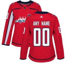 Dámské Dresy Washington Capitals Customized Červená Authentic