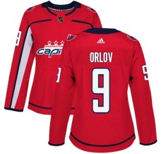 Dámské Dresy Washington Capitals Dmitry Orlov 9 Červená Authentic