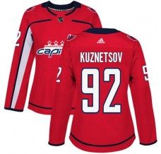 Dámské Dresy Washington Capitals Evgeny Kuznetsov 92 Červená Authentic