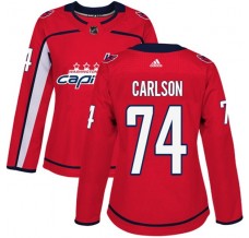 Dámské Dresy Washington Capitals John Carlson 74 Červená Authentic
