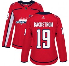 Dámské Dresy Washington Capitals Nicklas Backstrom 19 Červená Authentic
