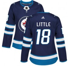 Dámské Dresy Winnipeg Jets Bryan Little 18 Navy Authentic