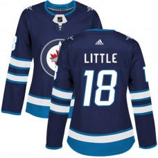 Dámské Dresy Winnipeg Jets Bryan Little 18 Navy Authentic