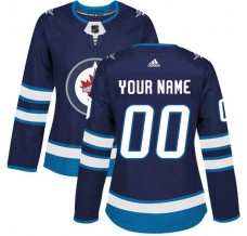 Dámské Dresy Winnipeg Jets Customized Navy Authentic