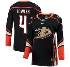 Dámský Dres Anaheim Ducks Cam Fowler 4 Černá Breakaway Domácí