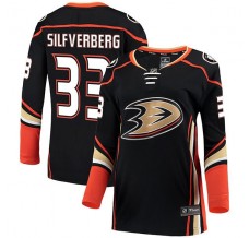 Dámský Dres Anaheim Ducks Jakob Silfverberg 33 Černá Breakaway Domácí