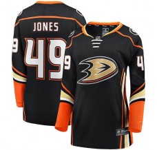 Dámský Dres Anaheim Ducks Max Jones 49 Černá Breakaway Domácí