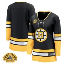 Dámský Dres Boston Bruins Blank 100th Anniversary Patch Žlutá Premier Breakaway Alternativní