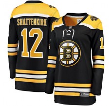 Dámský Dres Boston Bruins Kevin Shattenkirk 12 Černá Breakaway Domácí
