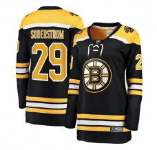 Dámský Dres Boston Bruins Victor Soderstrom 29 Černá Breakaway Domácí